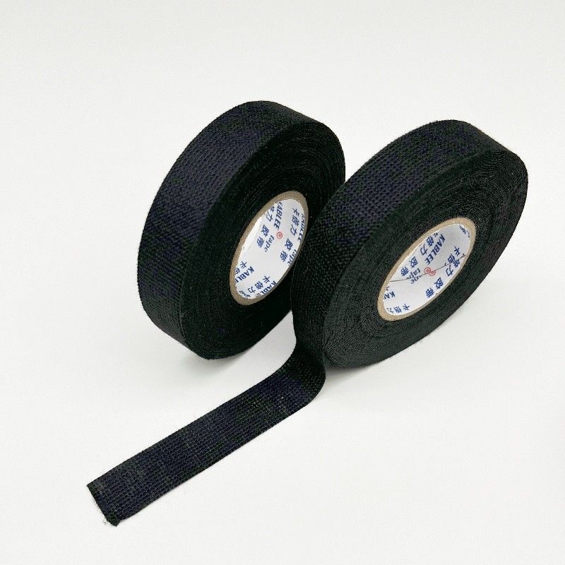 19 mm 25 mm larghezza Nera Colore Fleece Nastro di tessuto per l'automotive Protezione del filo di guinzaglio