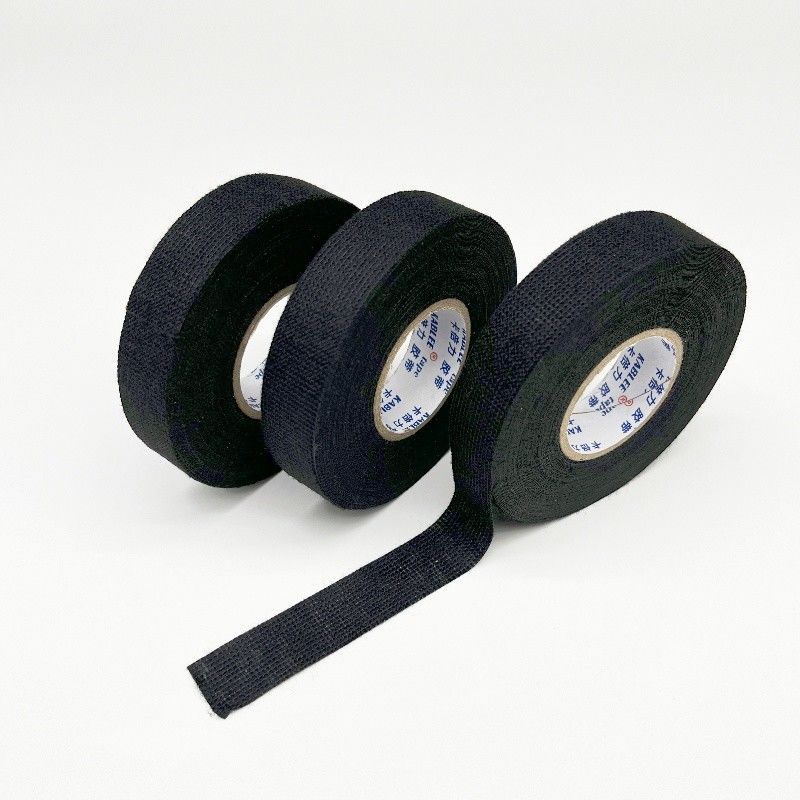Nastro di tessuto di velluto per la protezione del cingolato di filo per autoveicoli 19 mm 25 mm Larghezza Colore nero