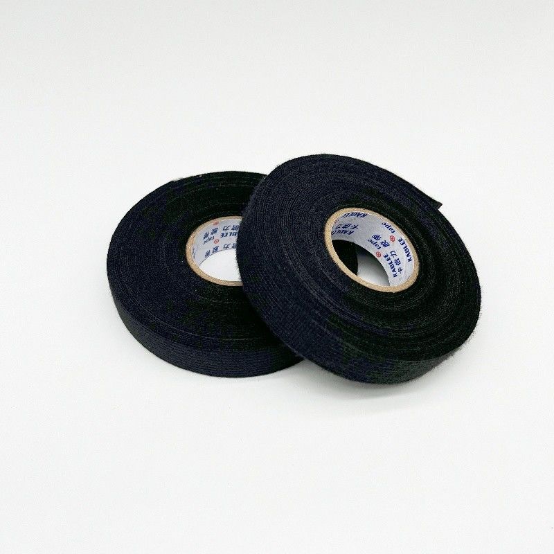 Full Black T58 Materiale di tessuto non tessuto Fleece Wiring Tape for Wire Harness Cable Strength Tensile