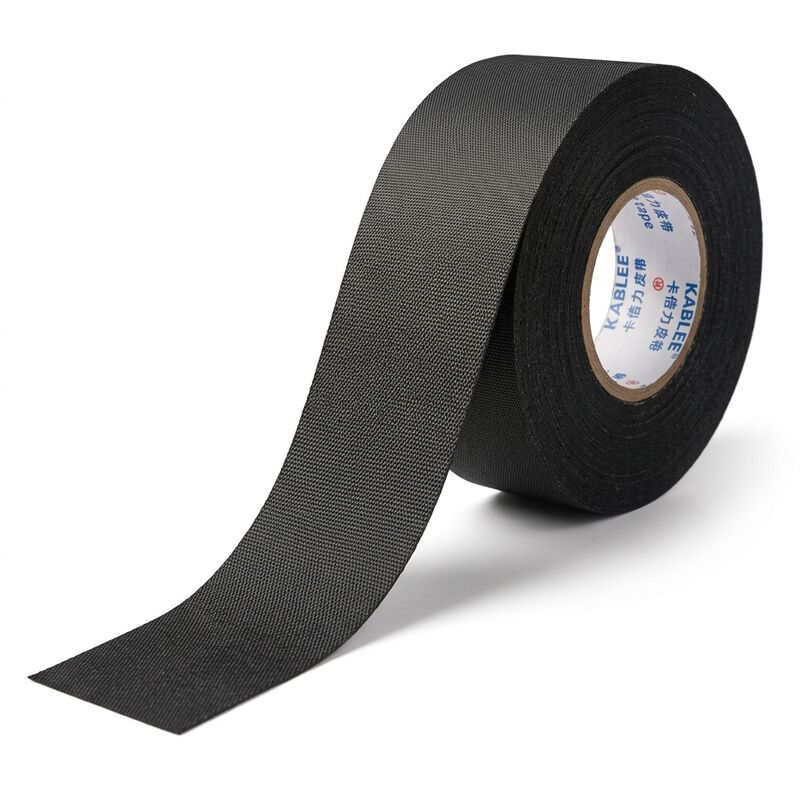 Wide Temperature Range Cloth Wire Harness Tape 50mm x 25m Automotive Wiring Loom Wrap